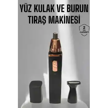 Tıraş Makinesi Kulak Burun ve Yüz Temizleyici Şarjlı Mini