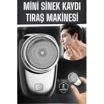 Tıraş Makinesi Mini Sıfır Sakal Yanak Tıraş Makinesi USB Şarjlı