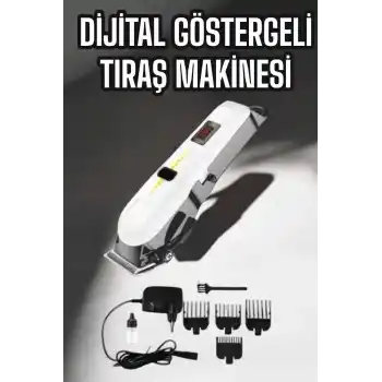 Tıraş Makinesi Uzun Ömürlü Batarya, Keskin Bıçaklar ve Profesyonel