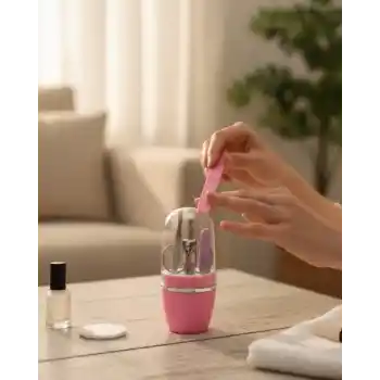 Tırnak Bakım Manikür Pedikür Seti 4 Parça Pembe Minimal ve Dayanıklı