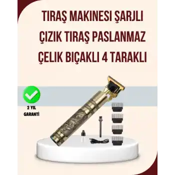 Titreşim Motorlu Erkek Saç ve Sakal Düzeltici