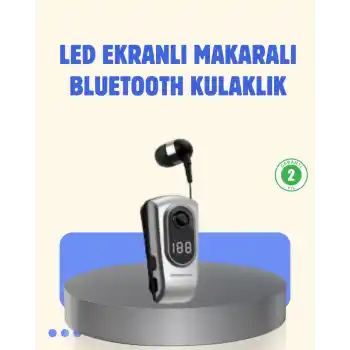 Titreşimli Bluetooth Kulaklık – Uzun Pil Ömrü, Dijital Ekranlı Kablosuz Tasarım