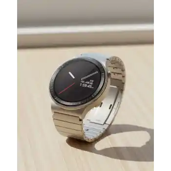 Uzun Pil Ömürlü AMOLED Akıllı Saat Torch Işıklı