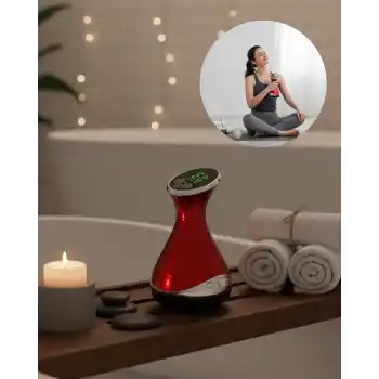 Vakumlu Isıtmalı Elektrikli Kupa Masaj Cihazı Derin Doku Rahatlatıcı