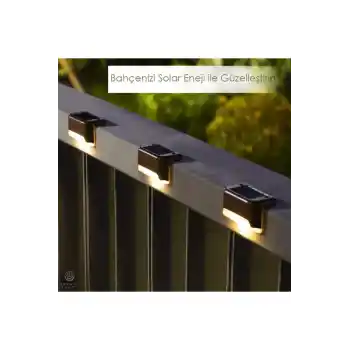 WaterProof Solar Merdiven Lambası 4 Adet