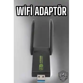 Wifi Adaptör Çift Bantlı Kablosuz Wifi Adaptörü