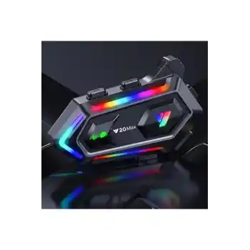 Y20 Max Motosiklet Bluetooth 5.3 Kask Intercom 2 Kişi 300 Metre Eşleşme Özellikli