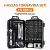 115 Parça Manyetik Uçlu Hassas Tornavida Seti