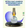 280 ml Tanklı Retro Gaz Lambası Difüzör USB Şarjlı Hava Nemlendirici