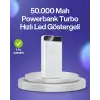 4 Cihazı Aynı Anda Şarj Edebilen Güçlü Powerbank 50000 mAh