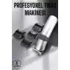 4 Taraklı Taşınabilir Profesyonel Saç ve Sakal Kesme Tıraş Makinesi
