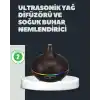 550ML Ultrasonik Hava Nemlendirici ve Aromaterapi Difüzörü