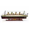 55x23 cm Özel Tasarım Işıklı Ahşap Titanik Gemi