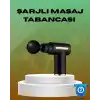 6 Kademeli Kas Masaj Tabancası 4 Başlıklı Güçlü Sessiz Sporcu Masaj Cihazı Şarjlı
