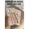 Akıllı Saat Adımsayar, Nabız Takibi ve GPS Destekli Kadınlara Özel