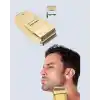 Altın Renk Kablolu Sakal Tıraş Makinesi Çelik Bıçaklı 3W Motor