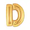 Altın Sarısı Folyo Harf Balon 1 Metre