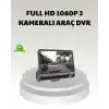 Araç DVR Kamerası 3’lü 170° Geniş Açılı Full HD ve Park Destekli