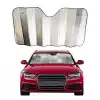 Araç Ön Cam Katlanabilir Güneşlik UV ve Isı Koruma Renault Megane Fiat Egea Hyundai i20 Opel Astra