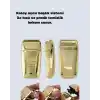 Çift Başlık ve Favori Şekillendirme Özellikli Altın Renk Tıraş Makinesi