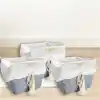 Çok Amaçlı Saklama Organizer Kutu Kare Keçe Sepet (3 Boy)