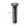 Dijital Göstergeli 3 Başlıklı Tıraş Makinesi Islak Kuru Lazer Öncesi Günlük