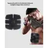 EMS Vücut Geliştirici Göbek ve Kol Pedli 6 Modlu Akıllı Kas Cihazı