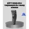 Erkek Tıraş Makinesi Kablosuz Kuru Tıraş Folyo Başlık Yıkanabilir Gövde