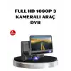 Full HD Araç Kamerası 3’lü 4.0” Ekranlı ve HDR Gece Görüşlü