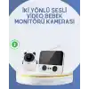 Kablosuz Bebek Monitörü 720P Görüntü ve Geniş Ekran