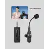 Kablosuz Profesyonel Mikrofon – 360° Ses Yakalama, 60 m Menzil, Gürültü Engelleyici