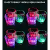 LED Işıklı Eğlence Bardak Seti 12 Adet