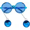 Mavi Disko Toplu Küpeli Parti Gözlüğü