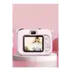 Mini 1080p Hd Çocuk Kamera Dijital Fotoğraf Makinesi 2.0 Inç Ekran 5 Adet Oyun Pembe