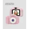 Pembe Mini 1080p HD Çocuk Kamera – 8MP, Video Kaydı,TF Kart Destekli