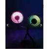 Portatif Işıklı Mini Klipsli Fan