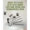 RGB LED Araç İçi Aydınlatma – Kumandalı Sistem