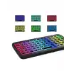 Şarjlı Kablosuz Mini RGB Klavye Uzun Pil Ömürlü
