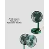 Şarjlı Katlanabilir Mini Fan – 3 Kademe Hız Ayarı, Taşınabilir Tasarım