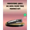 Şarjlı Saç Sakal Kesim Makinesi Detaylı Kesim İçin Hassas Başlıklı