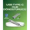 Seyahat Dostu 8‑in‑1 Hub – Şarj & Veri & Video & Ağ için Eksiksiz Çözüm