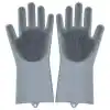 Sihirli Isıya Dayanıklı Silikon Çok Amaçlı Bulaşık Eldiven Fırçası Magic Gloves