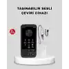 Taşınabilir Akıllı Sesli Çeviri Cihazı – 139 Dil Desteği, Dokunmatik Ekran