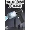 Üflemeli Güçlü Vakumlu Ev Ofis Araç Süpürgesi El Süpürgesi Şarjlı