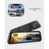 Ultra Geniş Açılı Araç Kamerası Dokunmatik Ayna Kayıtlı