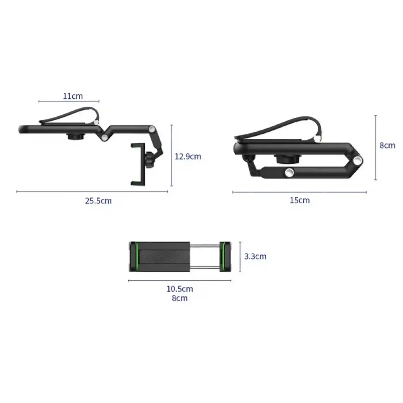 1080° Dönebilen Çok Fonksiyonlu Telefon Tutucu