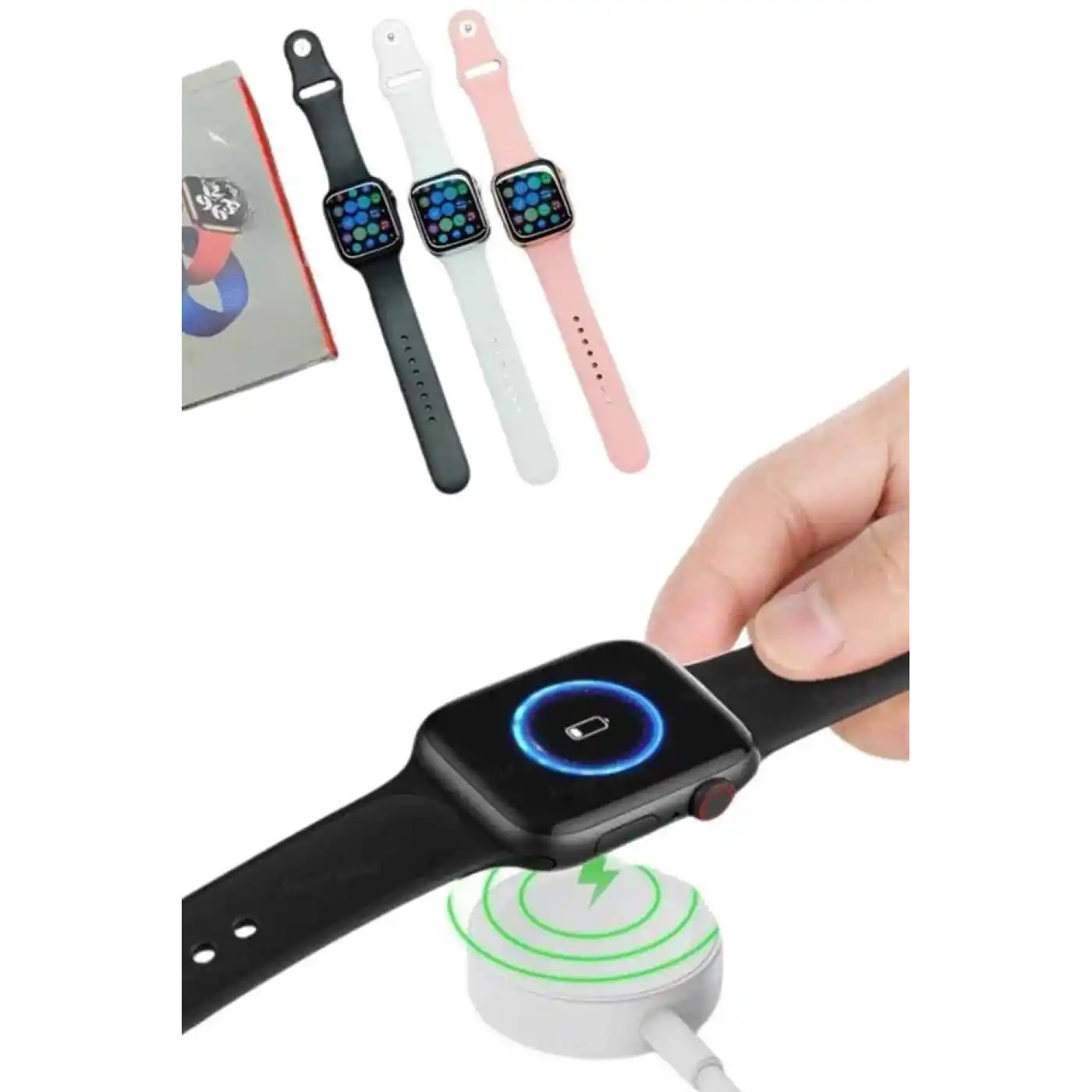 1.83 İnç Akıllı Saat Android ve İOS Uyumlu Çağrı Cevaplayabilen Adımsayar GPS Takibi