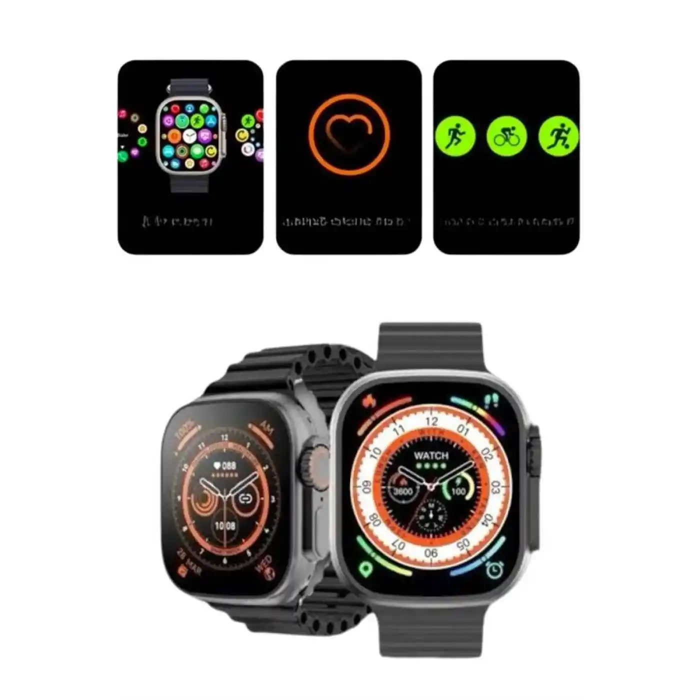 2025 Model Akıllı Saat Kordon Hediyeli Çağrı Cevaplama Uzun Pil Süreli Android İOS Uyumlu