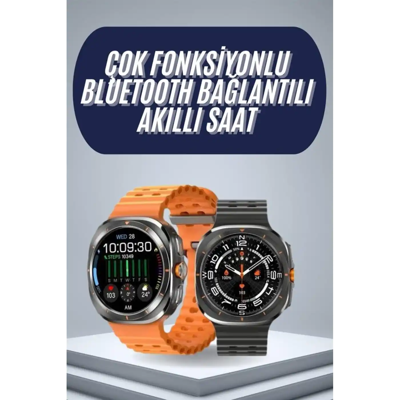 2025 Model Gelişmiş Özellikli Nabız Sensörlü Spor Takibi Yapabilen Titreşimli Saat