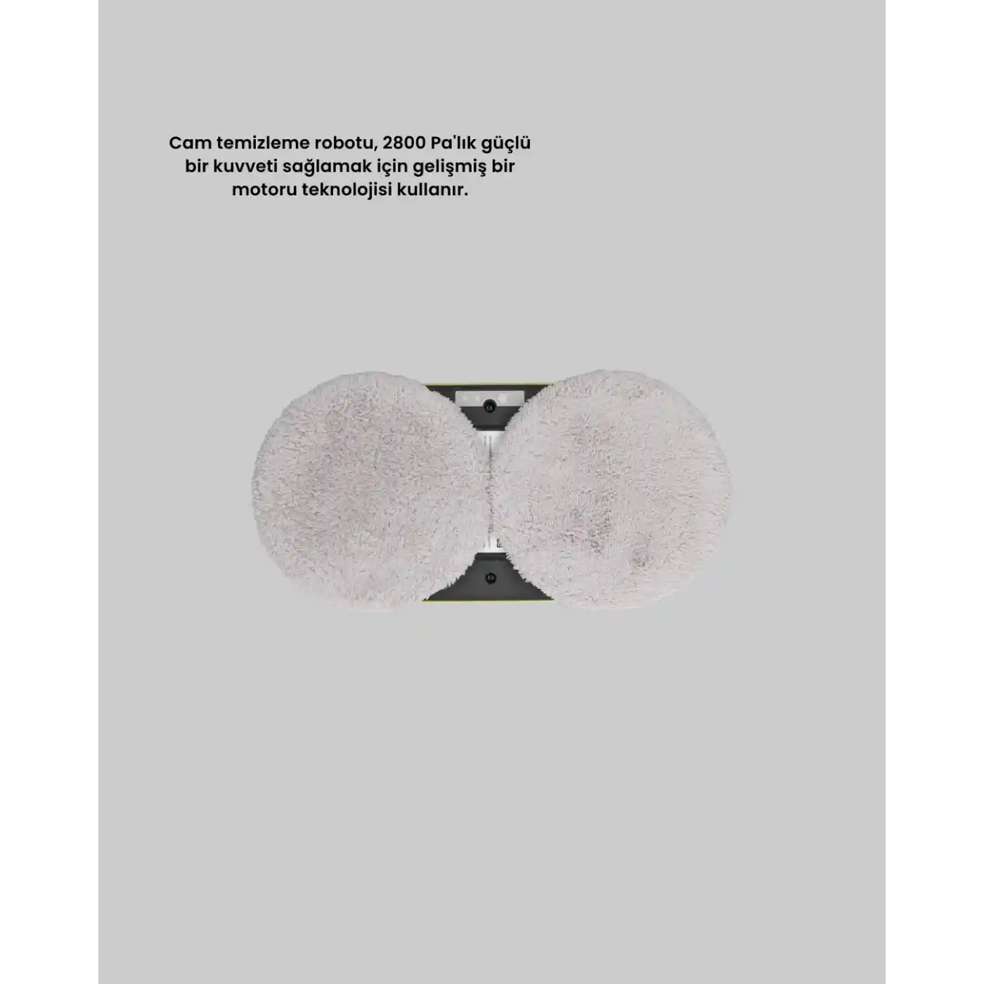 2800 Pa Güçlü Emişli Akıllı Cam Temizleyici Robot
